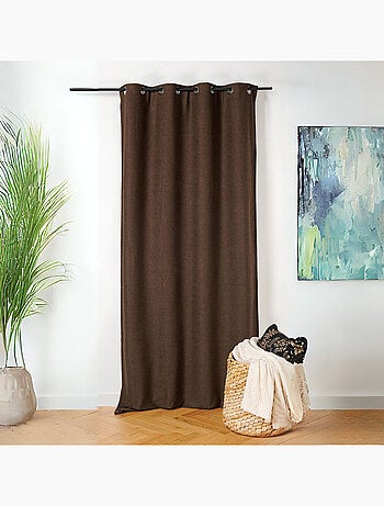 Rideau thermique au style bouclette