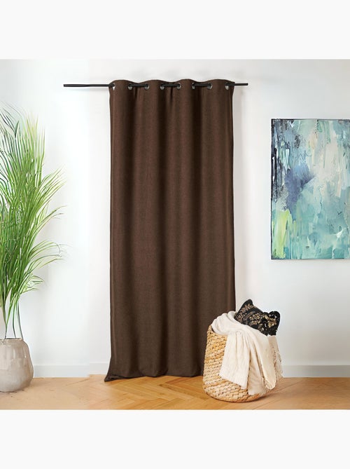 Rideau thermique au style bouclette - Kiabi