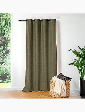 Rideau thermique au style bouclette