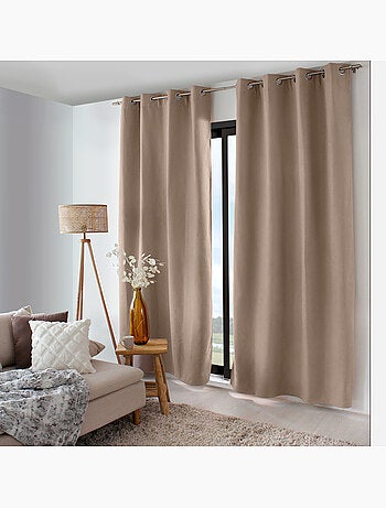 Rideau thermique doublé