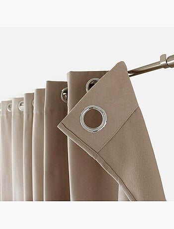 Rideau thermique doublé