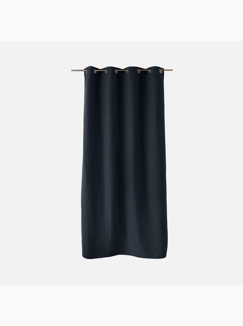 Rideau thermique doublé gris anthracite - Kiabi