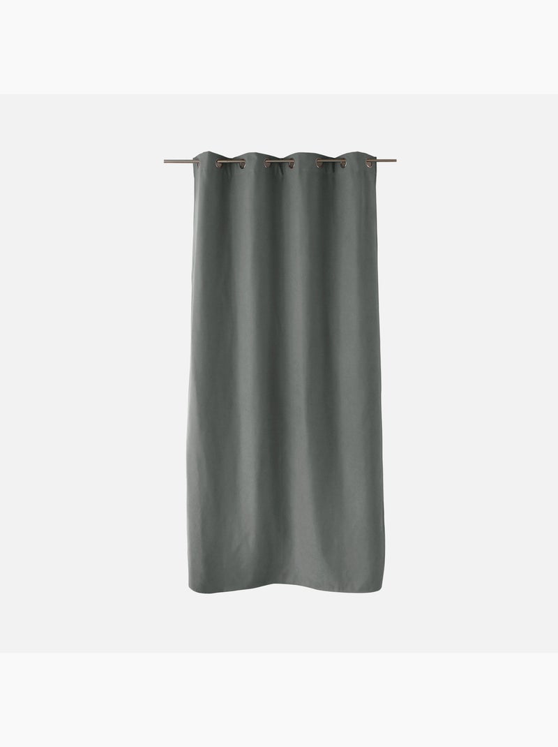 Rideau thermique doublé Gris - Kiabi