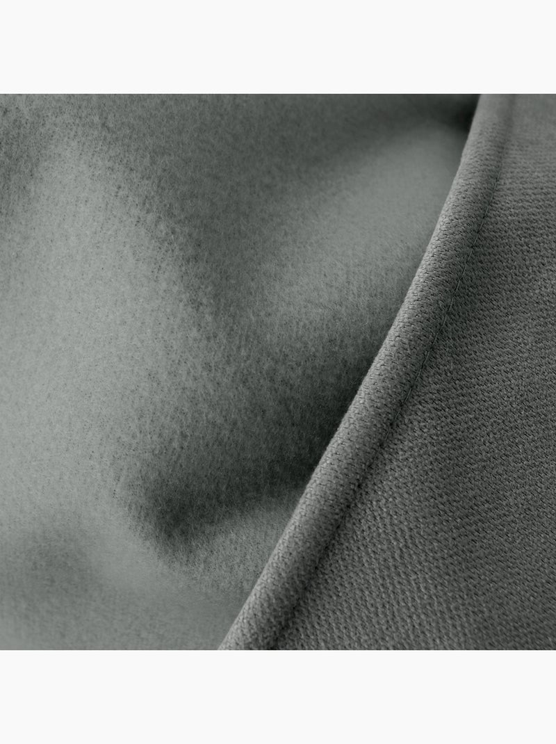 Rideau thermique doublé Gris - Kiabi