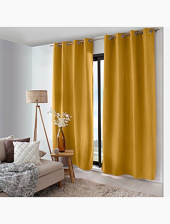 Rideau thermique doublé