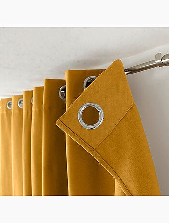 Rideau thermique doublé