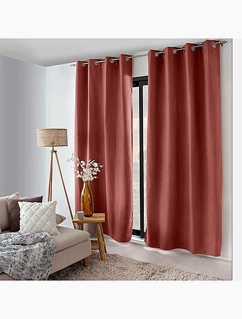 Rideau thermique doublé