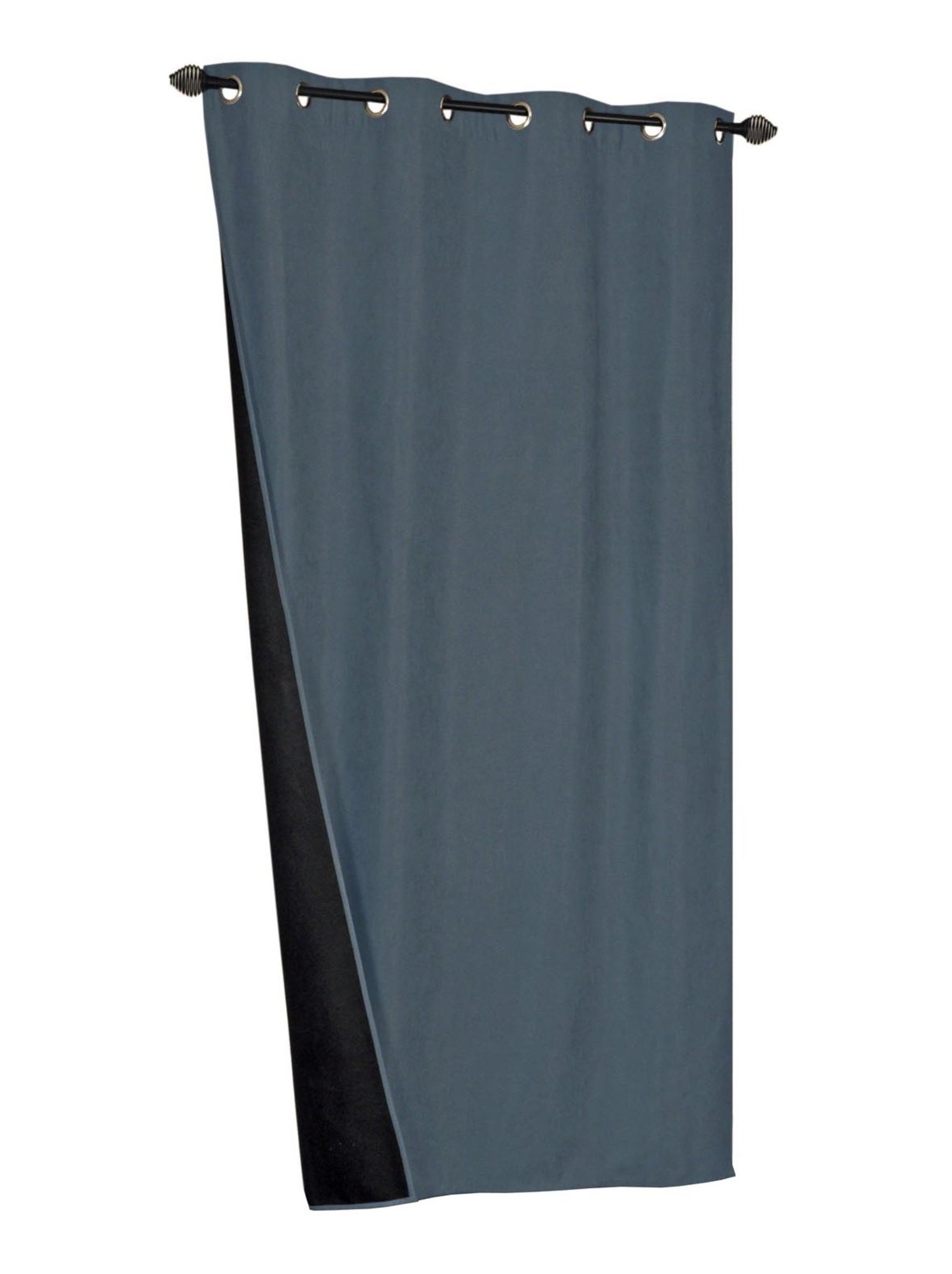 Doudoune à capuche doublure polaire - bleu marine - Kiabi - 16.00