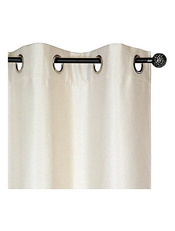 Rideau Thermique effet brossé avec doublure polaire - Prêt a poser.