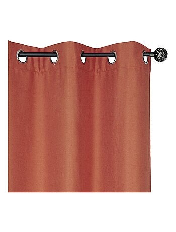 Rideau Thermique effet brossé avec doublure polaire - Prêt a poser.