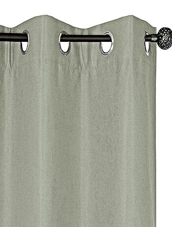 Rideau Thermique effet brossé avec doublure polaire - Prêt a poser.