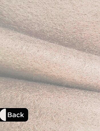 Rideau Thermique effet Lin chiné doublé polaire ton sur ton - Prêt a poser.