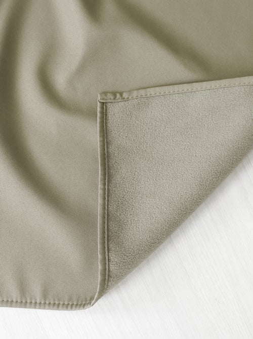 Rideau thermique en microfibre doublée - Kiabi