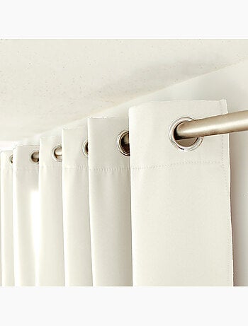 Rideau thermique en microfibre doublée