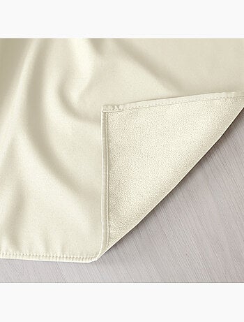 Rideau thermique en microfibre doublée