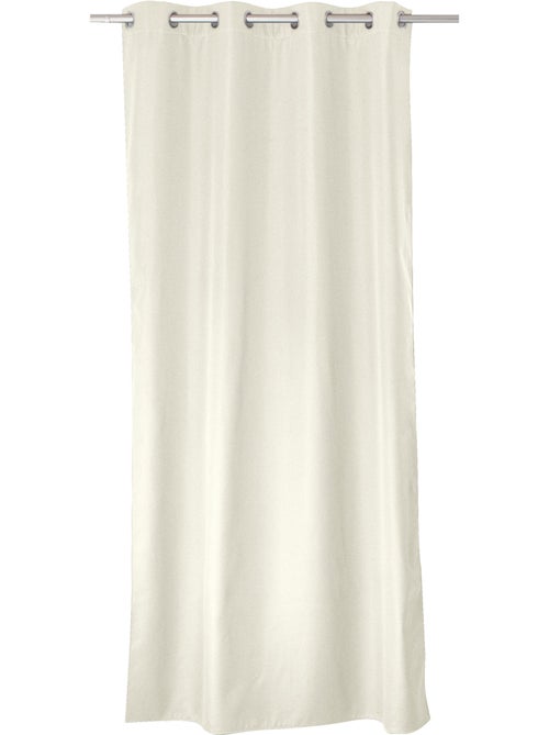 Rideau thermique en microfibre doublée - Kiabi