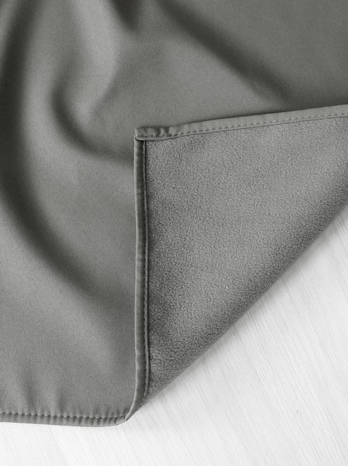 Rideau thermique en microfibre doublée - Kiabi