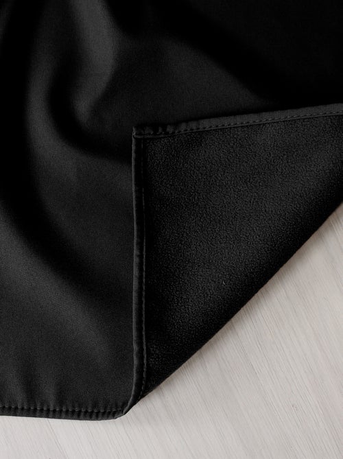 Rideau thermique en microfibre doublée - Kiabi