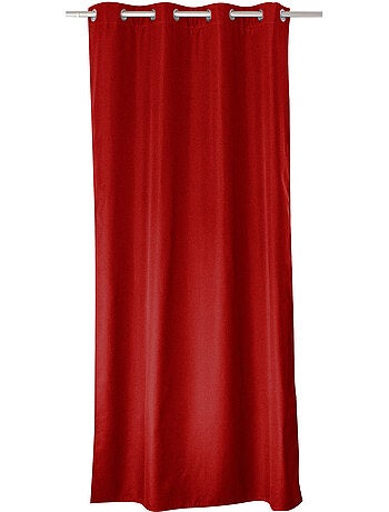 Rideau thermique en microfibre doublée