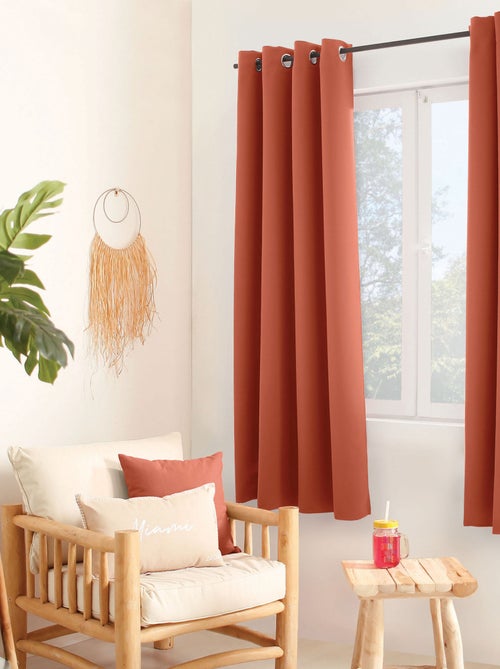 Rideau thermique en microfibre doublée - Kiabi Rideau thermique en microfibre doublée - Kiabi