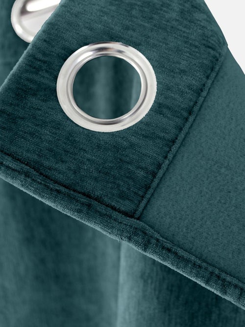 Rideau thermique en velours doublé polaire - Kiabi