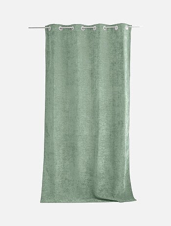 Rideau thermique en velours doublé polaire