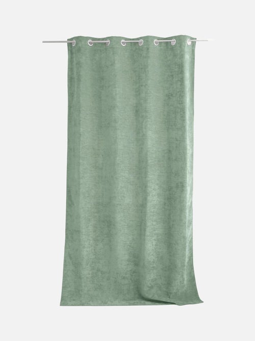 Rideau thermique en velours doublé polaire - Kiabi