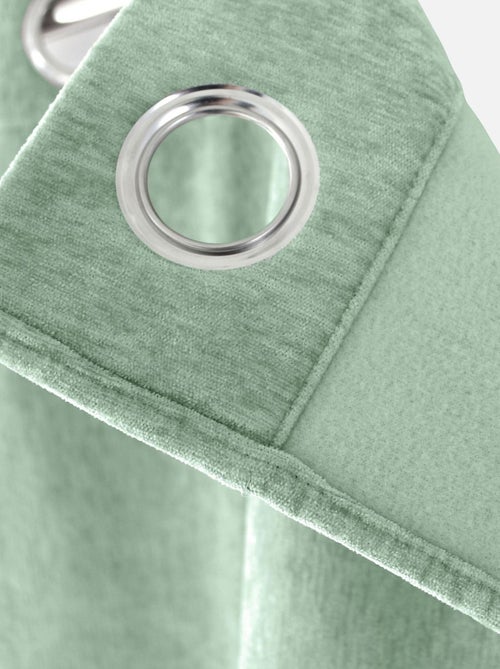 Rideau thermique en velours doublé polaire - Kiabi