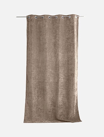 Rideau thermique en velours doublé polaire