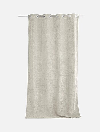 Rideau thermique en velours doublé polaire