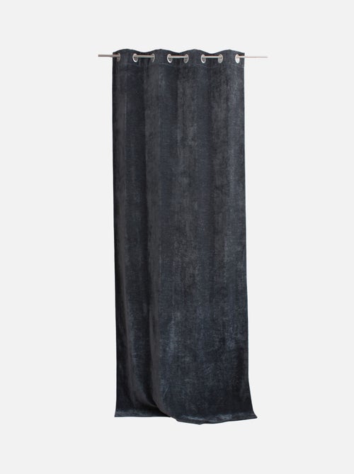 Rideau thermique en velours doublé polaire - Kiabi