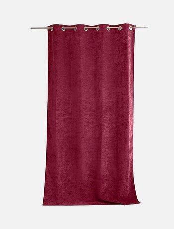 Rideau thermique en velours doublé polaire