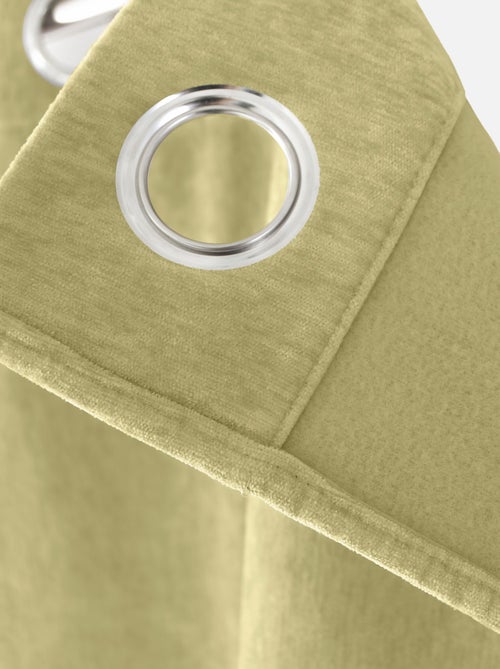 Rideau thermique en velours doublé polaire - Kiabi