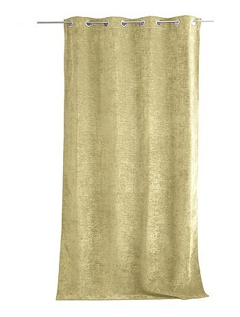 Rideau thermique en velours