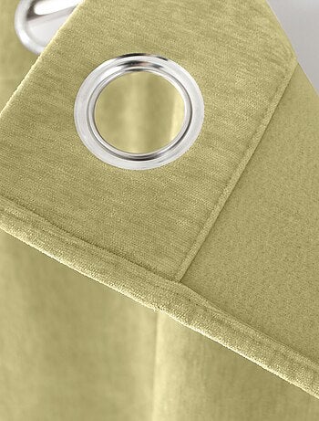 Rideau thermique en velours