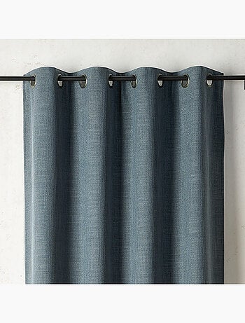 Rideau thermique et obscurcissant à envers polaire à oeillets