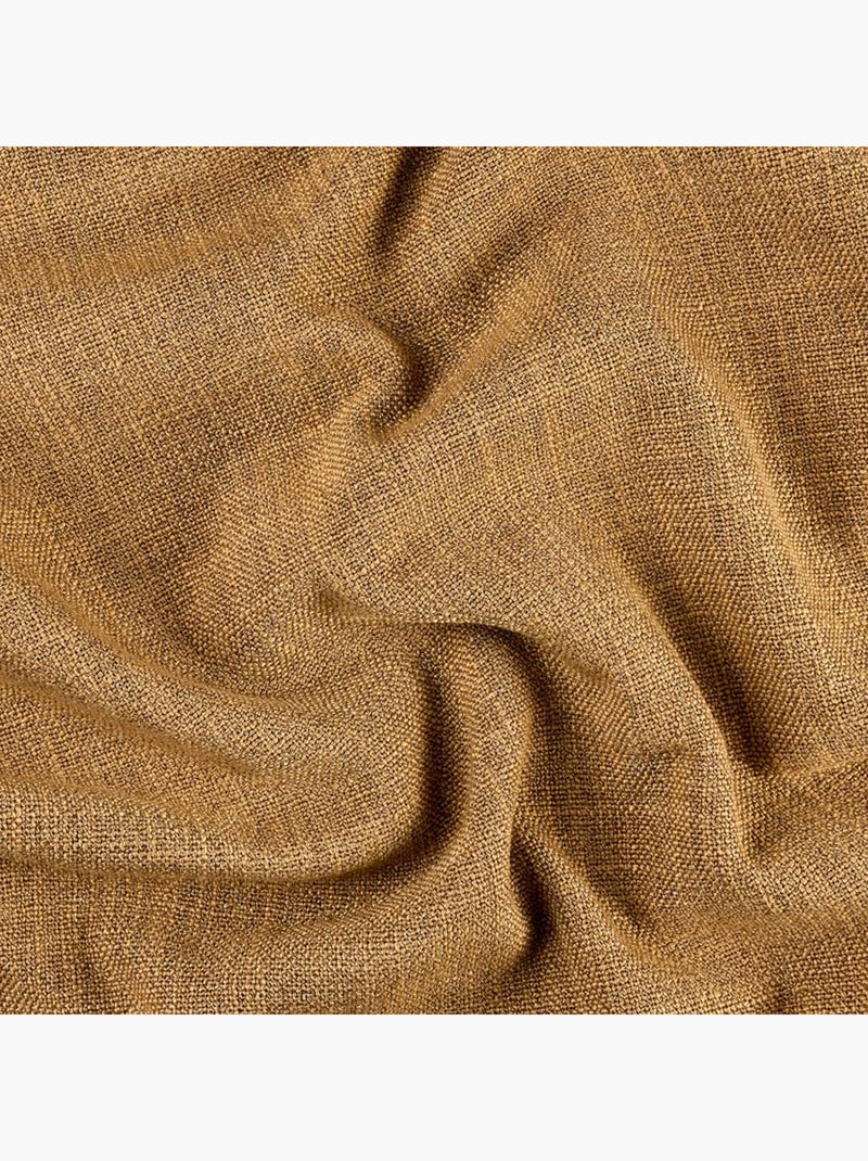 Rideau thermique et obscurcissant à envers polaire à oeillets Jaune - Kiabi