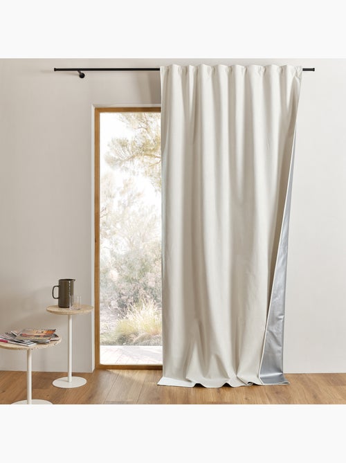 Rideau thermique et occultant accroche 3-en-1 LUZ - Kiabi