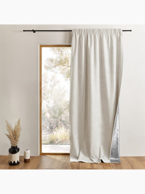 Rideau thermique et occultant accroche 3-en-1 LUZ - Kiabi