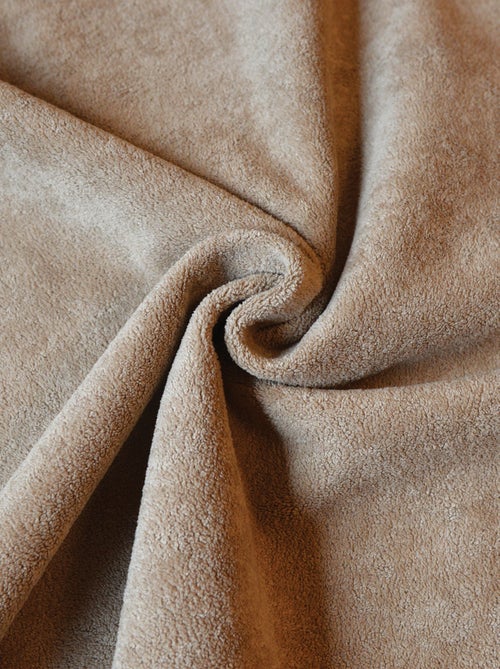 Rideau thermique et occultant double face aspect doudou - Kiabi