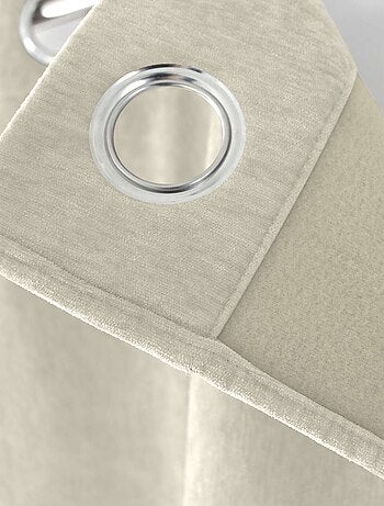 Rideau thermique et occultant en velours