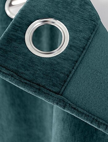 Rideau thermique et occultant en velours