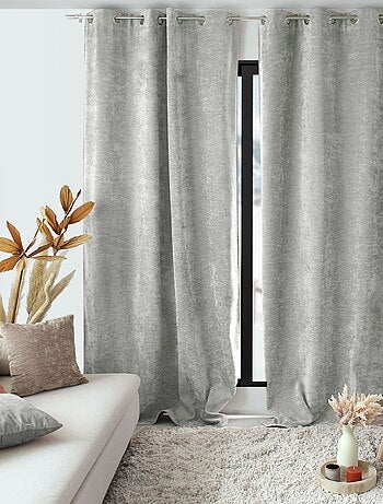 Rideau thermique et occultant en velours