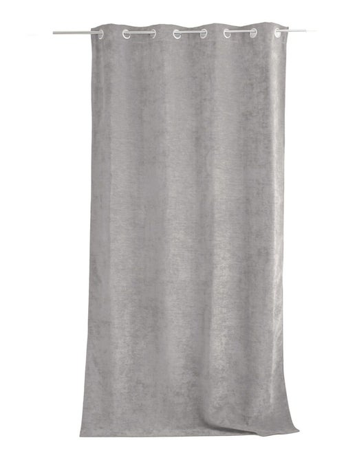 Rideau thermique et occultant en velours - Kiabi