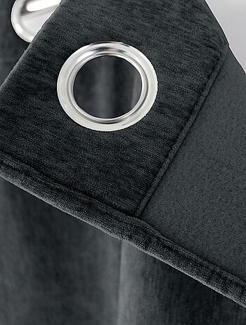 Rideau thermique et occultant en velours