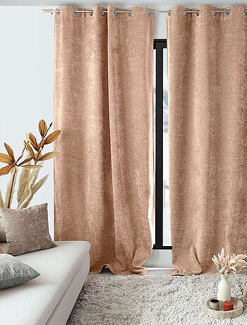 Rideau thermique et occultant en velours