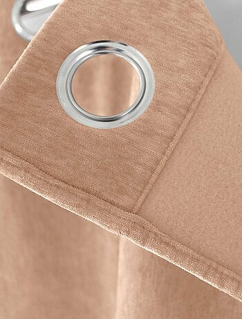 Rideau thermique et occultant en velours