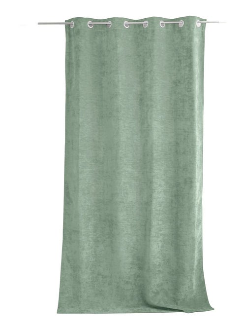 Rideau thermique et occultant en velours - Kiabi