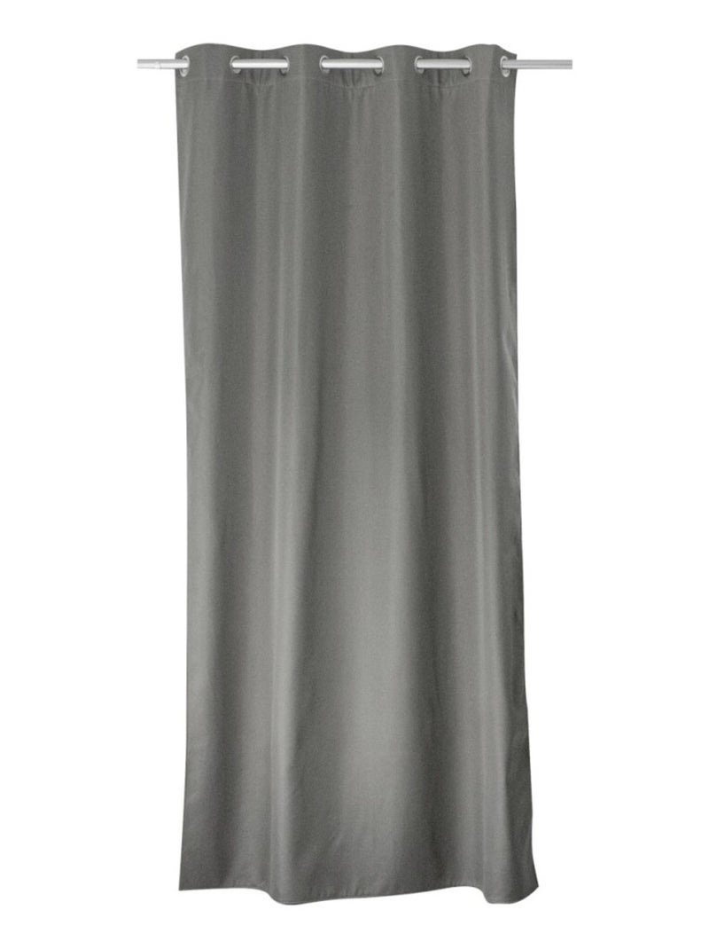 Rideau thermique et occultant GLACIER 135x240 gris clair Gris - Kiabi