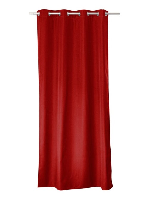 Rideau thermique et occultant GLACIER 135x240 rouge - Kiabi